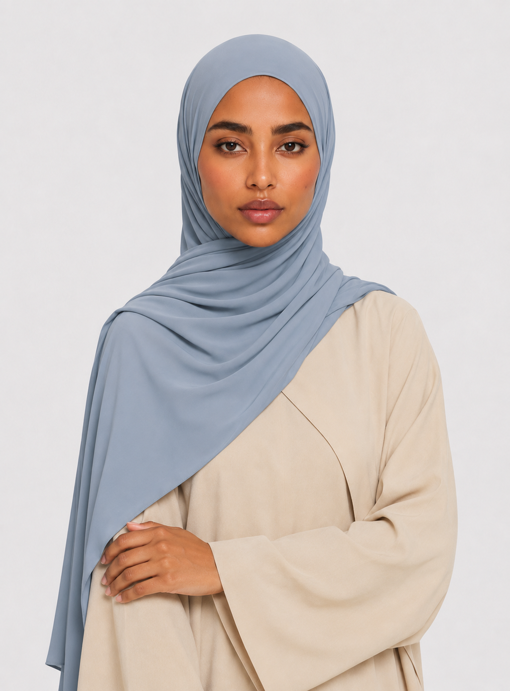 Premium Jersey Hijab - dusty sky