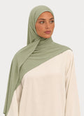 Premium Liquid Jersey Hijab - sage green