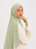Premium Jersey Hijab - lime cream